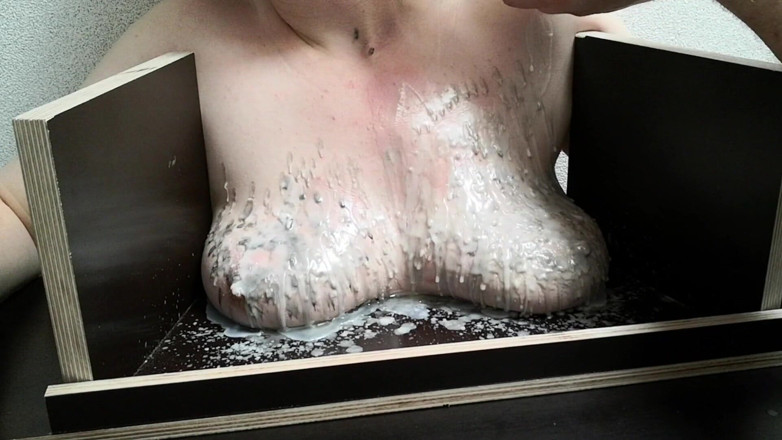 Bouncy Tits Action: The tit waxing machine 2