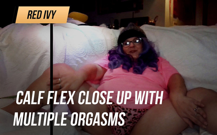 RedIvy420: Calf flex hautnah mit mehreren orgasmen