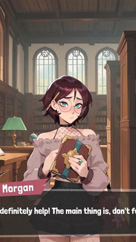 Femboy Futa House Futanari Hentai Game Ep.13 Caught My Cute Roomate Masturbating in the Library!