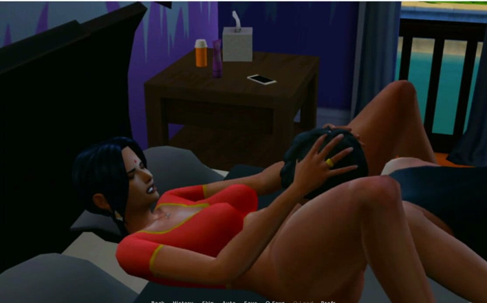XXX Games Bunk: สูติศาสตร์ - เกมเพลย์ - สวมบทบาท - saree -desi แม่บ้านเย็ดเจ้าของลูกเลี้ยงชายบนเตียง