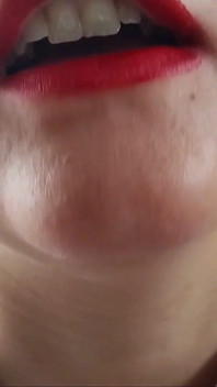 Giantess Red Lips Is Hungry for You POV