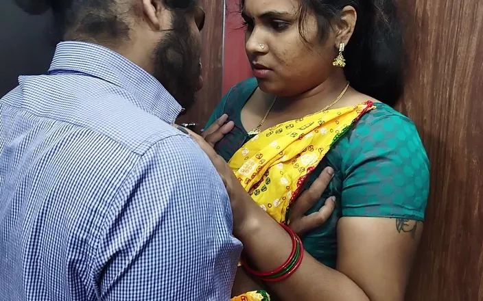 Vaishnavysharunraj: Mallu Hot Girl Half Saree Romance with Lip Lock, Desi...