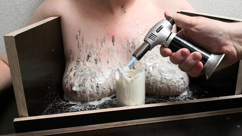 Bouncy Tits Action: The tit waxing machine 2