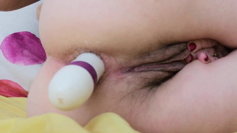RavenBigAss: Raven: She is horny and wet and plays with her...