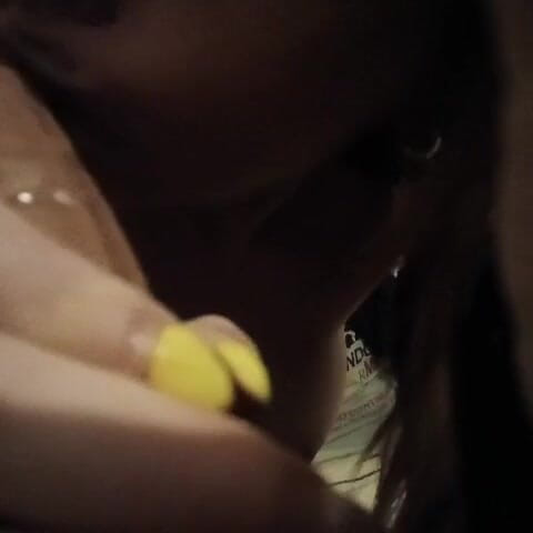 Domino_Pussy: 偽のペニスとのフェラチオ