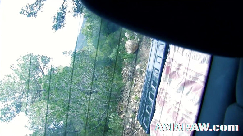 Amaraw: Zblízka sperma v ústech, když Cristal Cherry šuká v pickupu