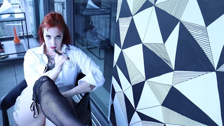 Mel Fire: Cigar Obsession 1 - Classy Smoke in Lingerie