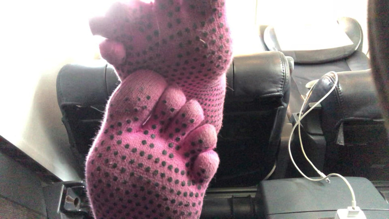 Goddess Maya: Sfw Foot in the Train