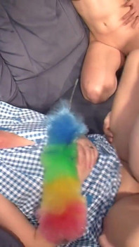 Wild Group Dildo Play and Hot Maid Gets Fucked Hard