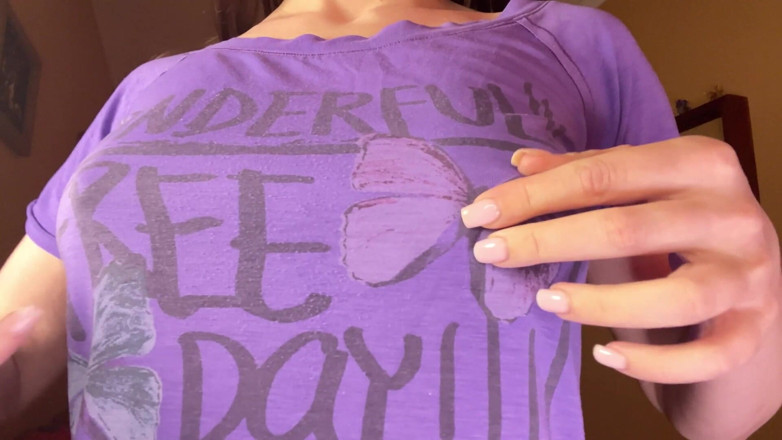 Kristi Ren: The MILF's Nipples Poked Through Her T-shirt, and She Couldn't...