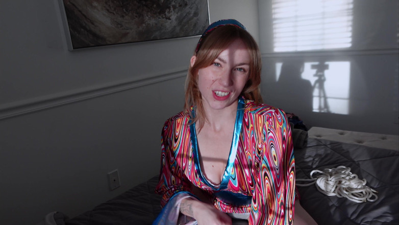 Kink in Time: Stella Elle's Groovy '60s Jerk off Instruction 4K POV Seduction Awaits!