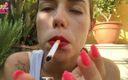 Smokin Fetish: Dose of nicotine for stunning brunette