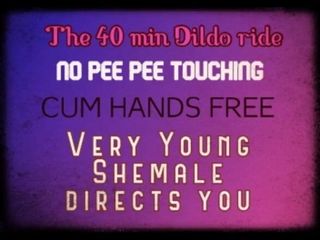 Camp Sissy Boi: The 40 Min Dildo Ride Directed by a Young Shemale