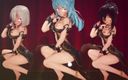 Mmd anime girls: Mmd R-18 Anime Girls Sexy Dancing Clip 287