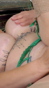 A Beautiful Step Mom Invites for Play with a Glass Toy