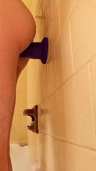 Bathroom Dildo Fun.