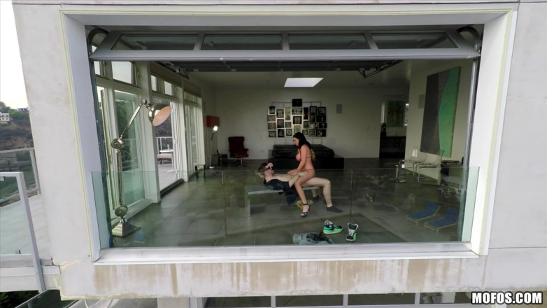 MOFOS: Mofos - Big Tit Brunette Rachele Richey & Gavin Get Naughty Outside...