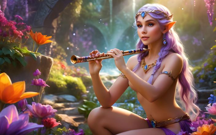 AI Girls: Слайд-шоу красивих дівчат ельфа 20