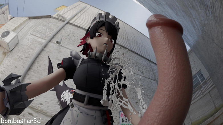 Bombaster3d: Ellen JOE hittade en kåt kuk i bakgränden del 1