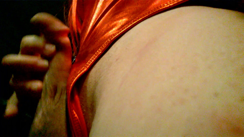 Dildo Man and Cross Hard Sex: Milena cross with red bodysuit