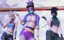 3D-Hentai Games: [MMD] Aespa - Savage Akali hot kpop striptease league of legends...