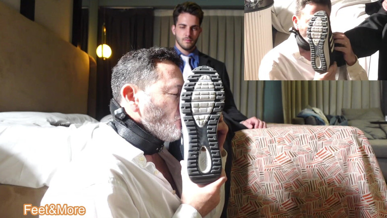 Fer All for pleasure: Sub Fer Worship Boss Kaus Kaki Sheer