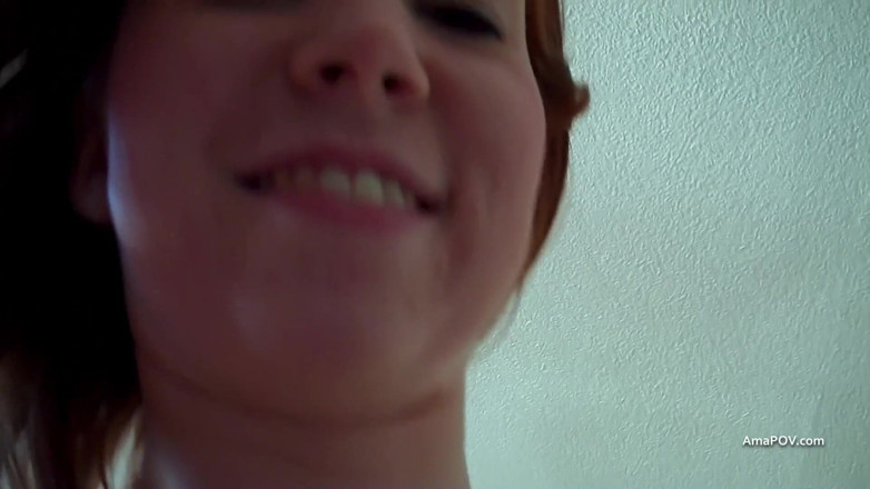 AmaPOV: Natural ginger sucks me off before letting me slide into...