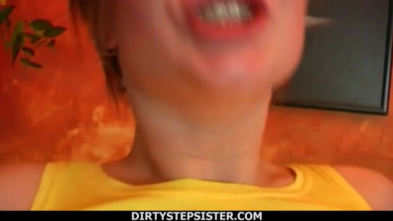 Dirty Stepsister: Beautiful Stepsister falls to her creepy Stepbrother