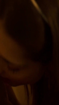 Cute teenage babe is having a great time in the kitchen