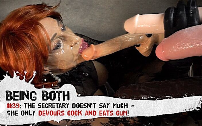 Being Both: #39-Setiausaha tidak Mengatakan Banyak - Dia Hanya Memakan Zakar Dan Makan...