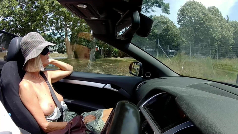 Titty Tuesday 4U: Titty Tuesday Blindfold Truck Stop Fun