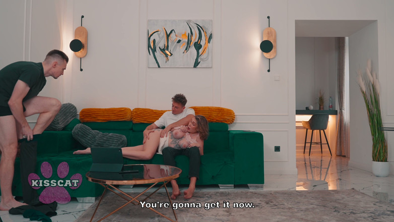 KissCat: Dont Shout Husband Catches Step Stepdad with Step Stepdaughter and...