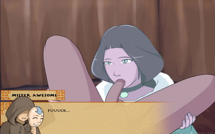 Cartoon Play: Four elements trainer part 20 (Book 1 water) (Slave route)