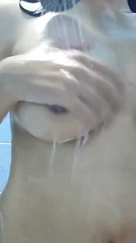 Teen Step Stepdaughter Taking Shower
