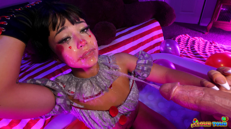Nasty Sluts Studios: Clown Town Ep.5 Cutie Beca Barbie Is a Sperm Crazy...
