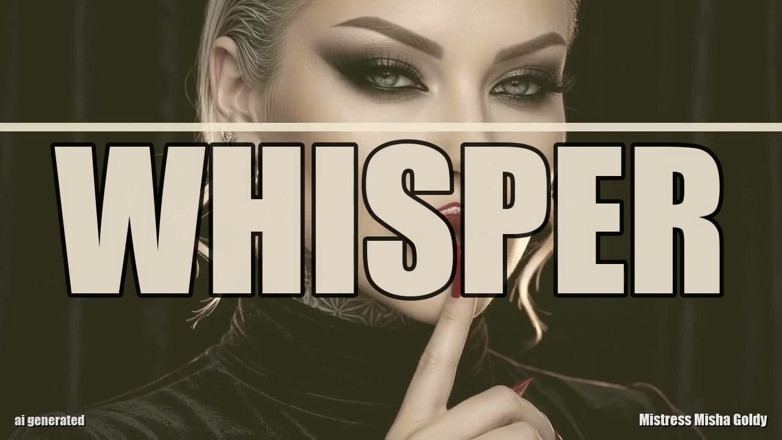 Goddess Misha Goldy: Soft Voice, Hard Law the Quieter I Get, the Harder...