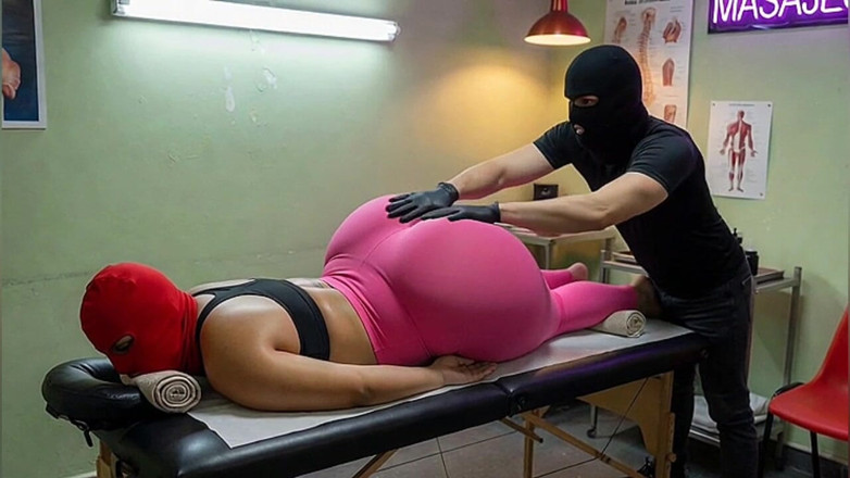 Animate golden: Big Ass Stepmother in Law Gets Sensual Massage in Pink...