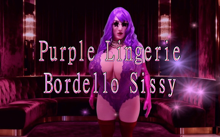 Juggsy-Ho-Doll: Bordello sissy dengan lingerie ungu