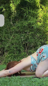 Solo Outdoor Yoga