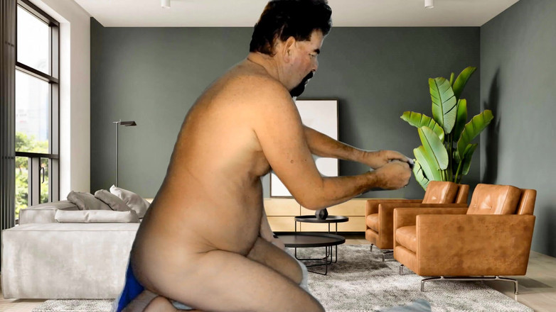 Rainforestman: Klasický Dick Rambone zkouší poprvé nadržený dildo Dick Rambone od...