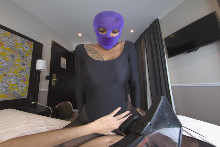 Nylon Xtreme VR: VR Julia Kate First Encasement Sex Leotard Nylon