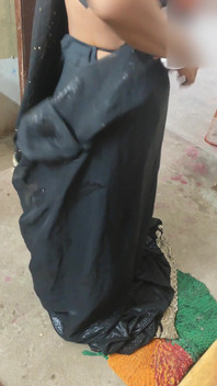 Desi Bhabhi and Black Saree