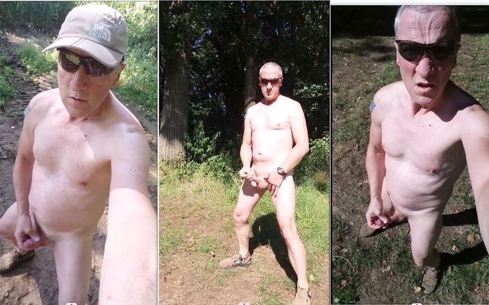 Daddy exhibitionist jantje: Dziadek tata ekshibicjonista rejs w Outdoor Wood wytryski Sexshow 4