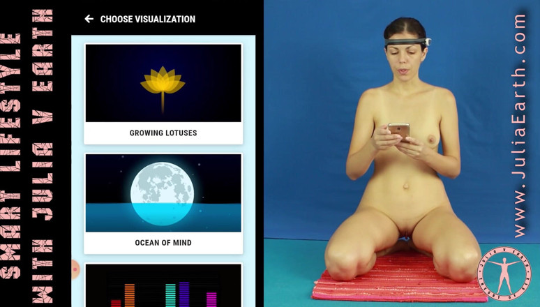 TheoryOfSex: Nude Julia V Earth trains own psychic with neuro device...