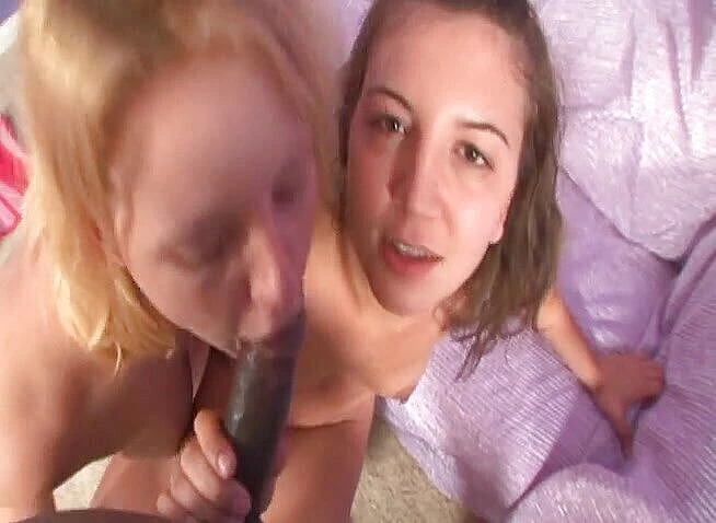 BBC Bootycasting: Two horny girls with black cock inside them
