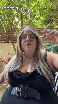BBW Brazilian MILF Morning Outdoor Chainsmoking Ritual Parliament Longs