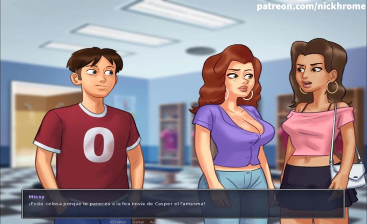 Cartoon Universal: Summertime saga part 163 - favourite bitch in college ( Spanish sub )