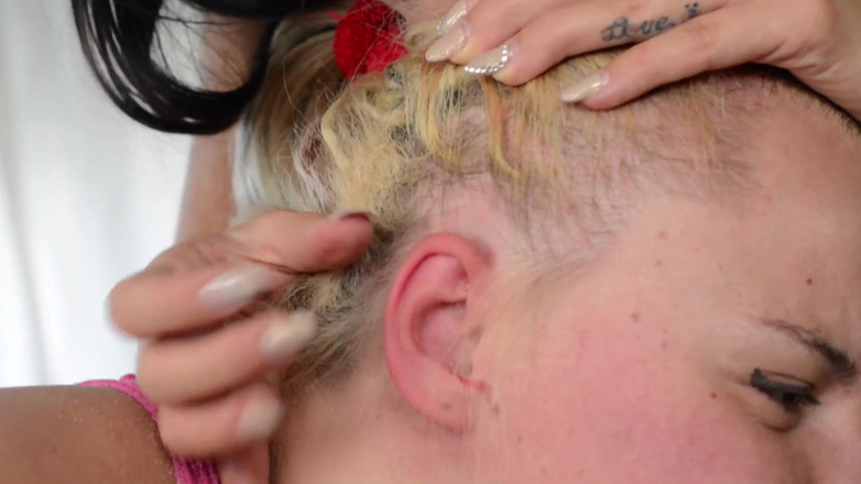 Hunterotic: Ear Fetish - by Nia Black and Her Slave Kornelia Blond
