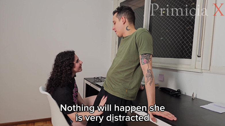 Primiciax: Roommies Sharing Cock in Surprise Threesome