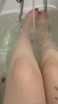 Playing with My Pussy Underwater 4K. Foot Fetish
